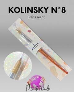 Pincel kolinsky para acrílico n°8 - Paris night - comprar online