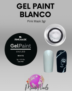Gel paint blaco Pink Mask