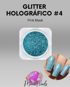 Glitter holografico n4 Pink Mask