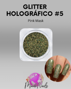 Glitter holografico n5 Pink Mask