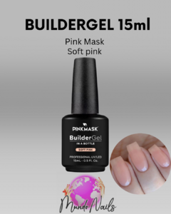 Builder gel Soft pink 15ml Pink Mask