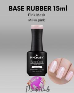 Base rubber Milky pink 15ml Pink Mask