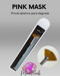 Pincel abanico Pink Mask