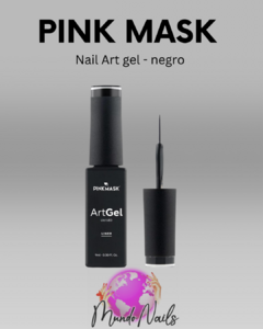 Nail art gel Negro 9ml Pink Mask