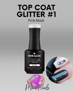Top coat glitter #1 - Pink Mask - comprar online