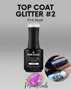 Top coat glitter #2 - Pink Mask - comprar online