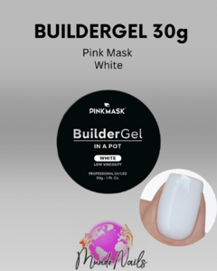 Buildergel White gel de construcción 30g - Pink Mask - comprar online