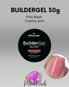 Buildergel Creamy pink gel de construcción 30g - Pink Mask - comprar online
