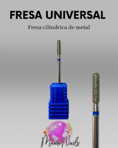 Fresa cinta azul de metal