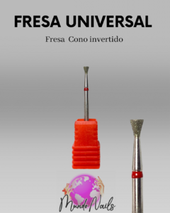 Fresa cinta roja cono invertido - comprar online