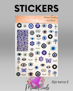 Stickers ojo turco - Strass lashes en internet