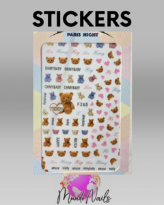 Stickers ositos - Paris night - comprar online