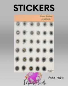 Stickers efecto aura - Strass lashes - mundo nails