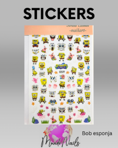 Stickers bob esponja - Strass lashes - comprar online