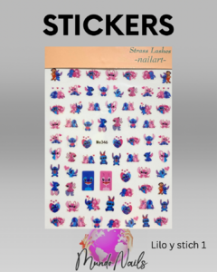 Stickers lilo y stich - Strass lashes - comprar online