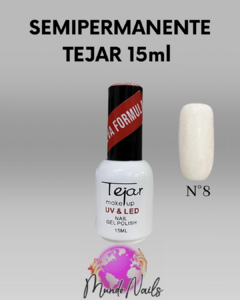 Esmalte semipermanente 08 blanco - Tejar 15ml
