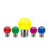 LAMPADA LED 1,5W BOLINHA G-45 E-27 Diversas cores