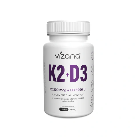 Vizana, Vitamina K2 + D3 (5000 IU), 90 Caps