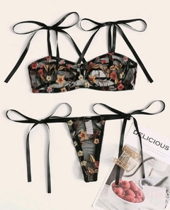 Lingerie Floral Romântico