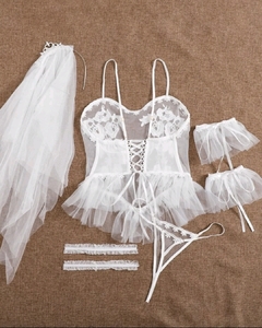 5 Peças Conjunto de Noiva - comprar online