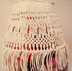 Aplique en Macrame