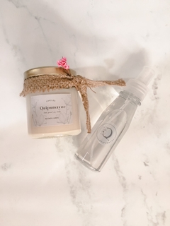 Gift Box: Vela de Cera de soja+ Home Spray - comprar online