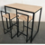 KIT BISTRO NOVARTY NV22 COM 2 BANCOS EM MADEIRA