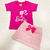 Blusa + saia Barbie