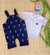 conjunto jardineira + blusa - comprar online