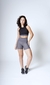 Top Amanda dupla face- Chumbo - comprar online