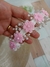 Tiara Delicada com Flores e Arranjo de Pérolas