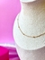 Choker Bolinhas Dourada REFckd004 - loja online