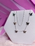 Choker borboleta duas correntes