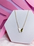 Choker borboleta dourada