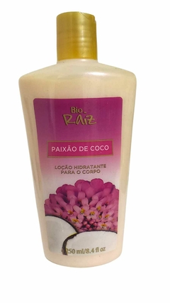 Hidratante Corporal 250 ml Bio Raiz - Paixão de Coco- (cópia) - (cópia) - (cópia) - comprar online
