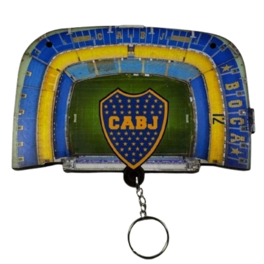 PORTA LLAVERO + 2 LLAVEROS MODELO BOCA