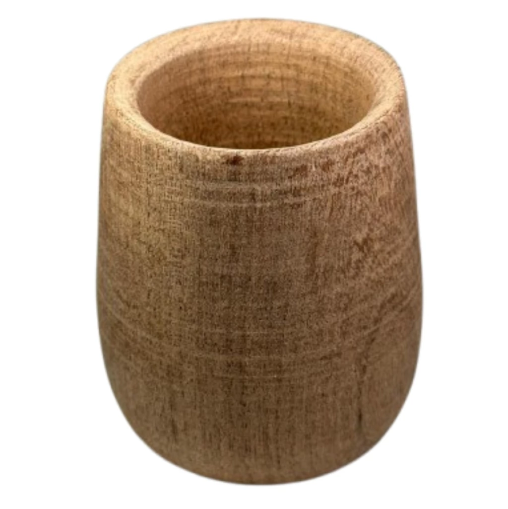 Mate perita de algarrobo con grabado personalizado de regalo