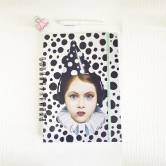 Reina Lunar - Cuaderno grande anillado - comprar online