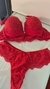 Conjunto de lingerie de renda - Estilo Confecção
