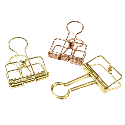 BINDER CLIP CROMADO - TAM M