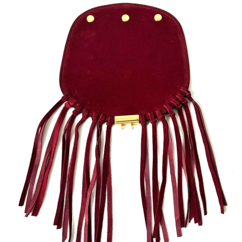 Flap Avulsa Burgundy Fringes - comprar online