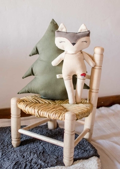 Sillita de álamo y junco