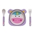 Kit Alimentação Unicórnio Ecológico Bambu Giro Baby - 3 unidades