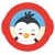 Prato com Aba Pinguim Paco Giro Baby