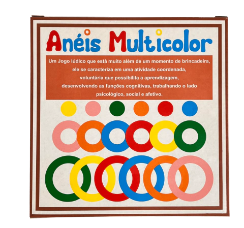 Anéis Multicolor - BrinqMutti