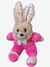 Coelho Sapeca Rosa detalhes em corações - Dextil - comprar online
