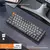 Teclado Mecânico K68 Dual Wireless 2.4g Bluetooth