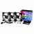 Imagem do Kit Fan Com 3 Unidades Liketec Colorful RGB, 120mm, Black, Com Controladora