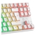 Teclado Mecânico Gamer Ninja Leap Pudim, Switch Blue, Rainbow, ABNT2, White - Outlawz Informática