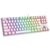 Teclado Mecânico Gamer Ninja Leap Pudim, Switch Blue, Rainbow, ABNT2, White - comprar online